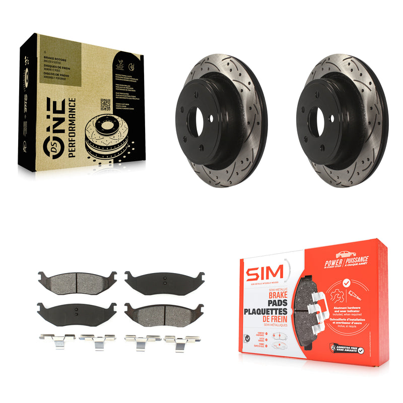 Transit Auto KDS-100417 Disc Brake Kit for 2004-2023 Ram 1500 Classic, Ram 1500 and More - Rear
