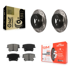 Transit Auto KDS-100418 Disc Brake Kit for 2005-2023 Dodge Challenger, Dodge Charger and More - Rear