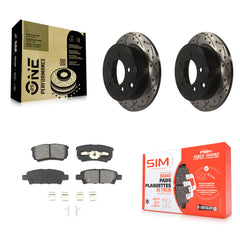 Transit Auto KDS-100421 Disc Brake Kit for 2007-2017 Mitsubishi Lancer, Chrysler 200 and More - Rear