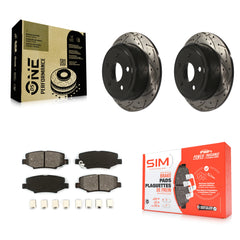 Transit Auto KDS-100423 Disc Brake Kit for 2007-2018 Jeep Wrangler JK, Jeep Wrangler - Rear