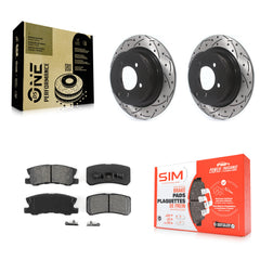 Transit Auto KDS-100424 Disc Brake Kit for 2007-2017 Mitsubishi Lancer, Mitsubishi Outlander and More - Rear