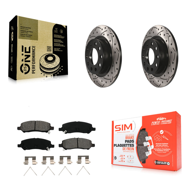 Transit Auto KDS-100432 Disc Brake Kit for 2013-2016 Dodge Dart - Rear