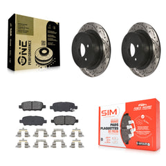 Transit Auto KDS-100433 Disc Brake Kit for 2002-2023 Nissan Altima, Nissan Juke and More - Rear