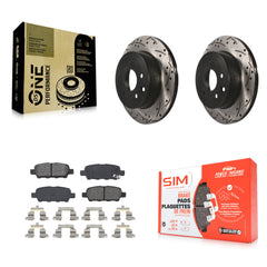 Transit Auto KDS-100434 Disc Brake Kit for 2003-2023 Nissan LEAF, Nissan Rogue Sport and More - Rear