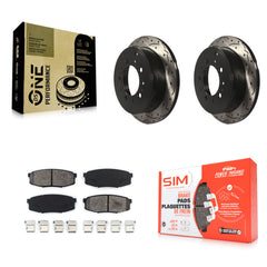 Transit Auto KDS-100453 Disc Brake Kit for 2007-2022 Lexus LX570, Toyota Land Cruiser and More - Rear