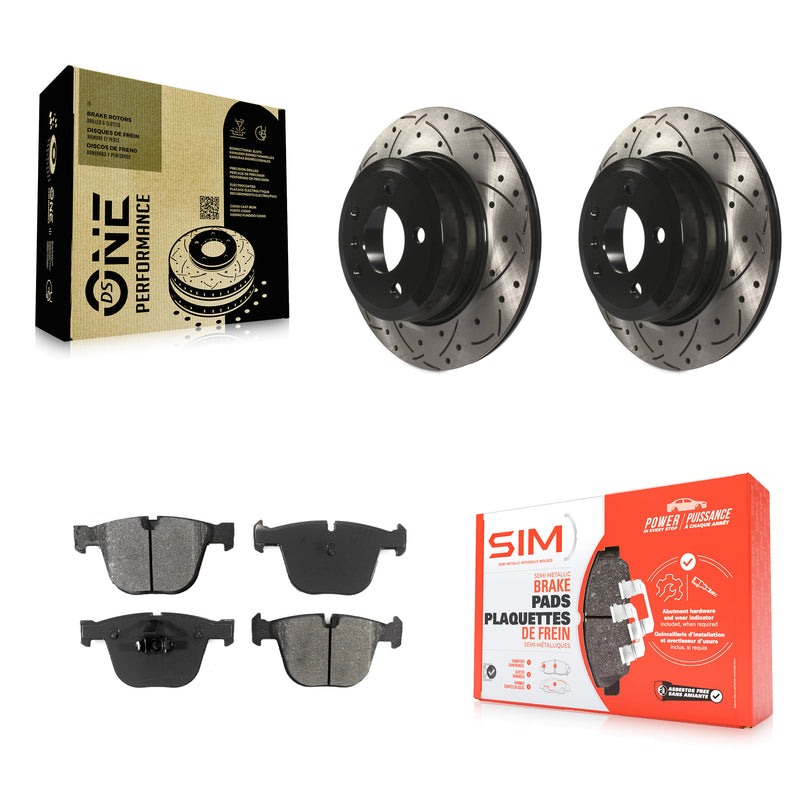 Transit Auto KDS-100455 Disc Brake Kit for 2009 BMW X6 - Rear