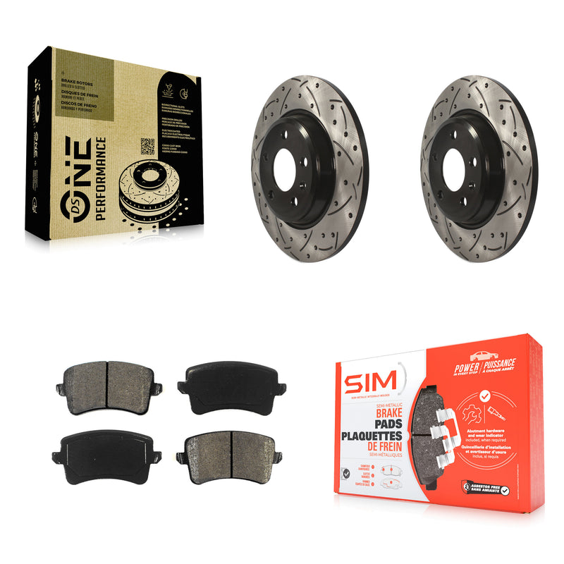 Transit Auto KDS-100463 Disc Brake Kit for 2008-2017 Audi Q5, Audi A4 allroad and More - Rear