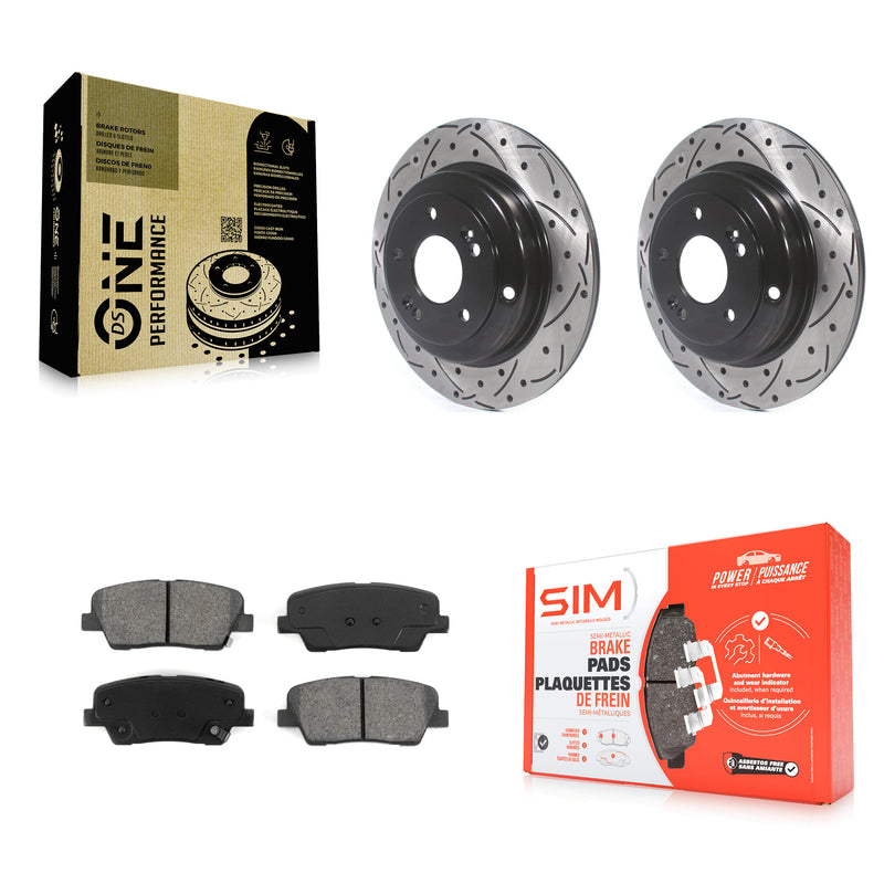 Transit Auto KDS-100467 Disc Brake Kit for 2010-2016 Hyundai Genesis Coupe - Rear