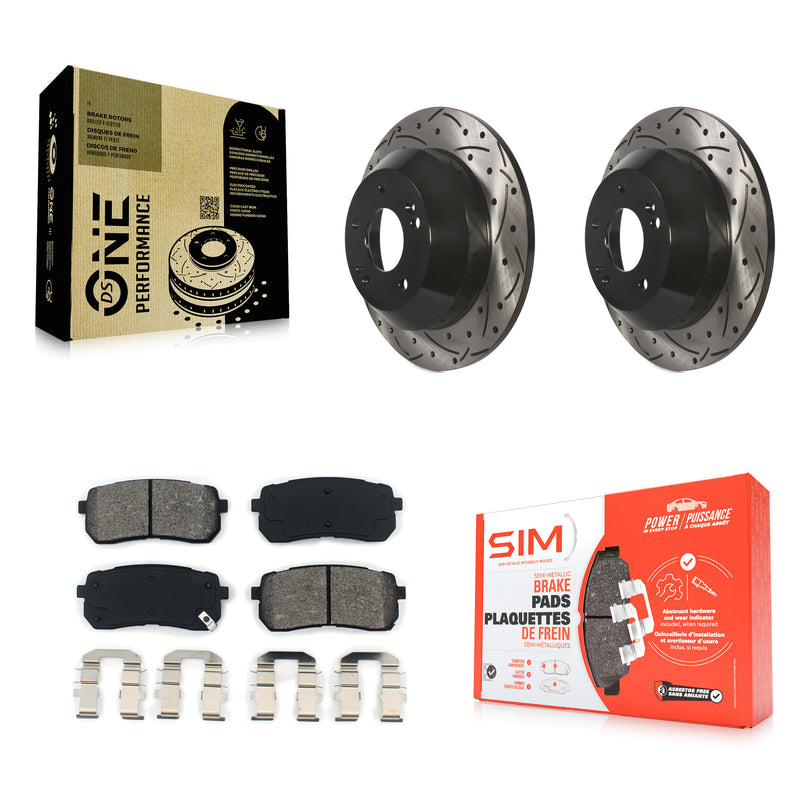 Transit Auto KDS-100471 Disc Brake Kit for 2015-2021 Kia Sedona - Rear