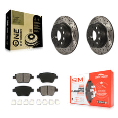 Transit Auto KDS-100476 Disc Brake Kit for 2010-2018 Volkswagen Jetta, Volkswagen GTI and More - Rear
