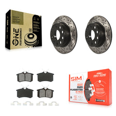 Transit Auto KDS-100477 Disc Brake Kit for 2017-2019 Volkswagen Golf Alltrack - Rear