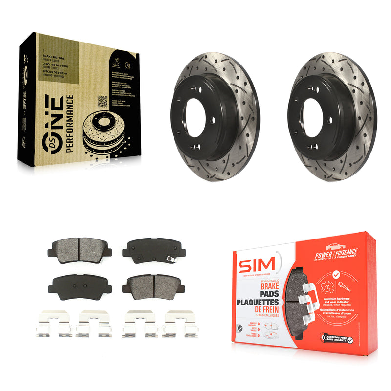 Transit Auto KDS-100483 Disc Brake Kit for 2011-2017 Kia Forte, Kia Forte Koup and More - Rear
