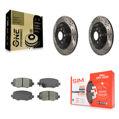 Transit Auto KDS-100504 Disc Brake Kit for 2014-2022 Jeep Cherokee - Rear