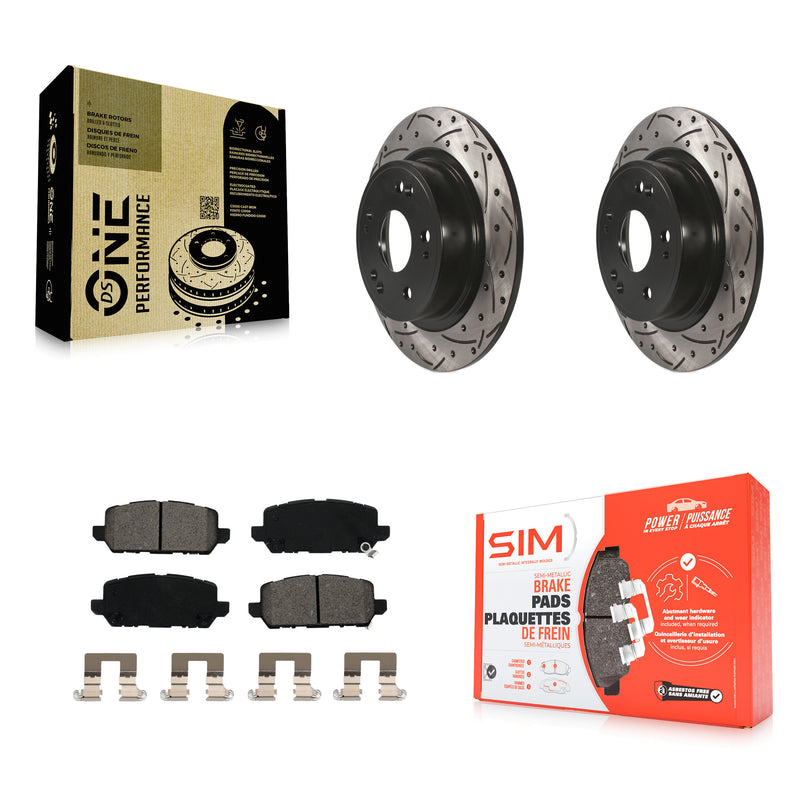 Transit Auto KDS-100505 Disc Brake Kit for 2016-2022 Honda HR-V - Rear