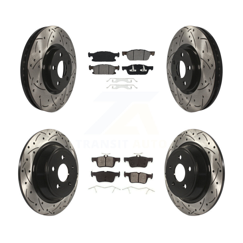 Transit Auto KDS-100517 Disc Brake Kit for 2015-2019 Ford Edge - Front and Rear