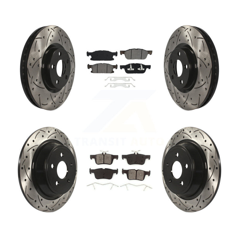 Transit Auto KDS-100517 Disc Brake Kit for 2015-2019 Ford Edge - Front and Rear