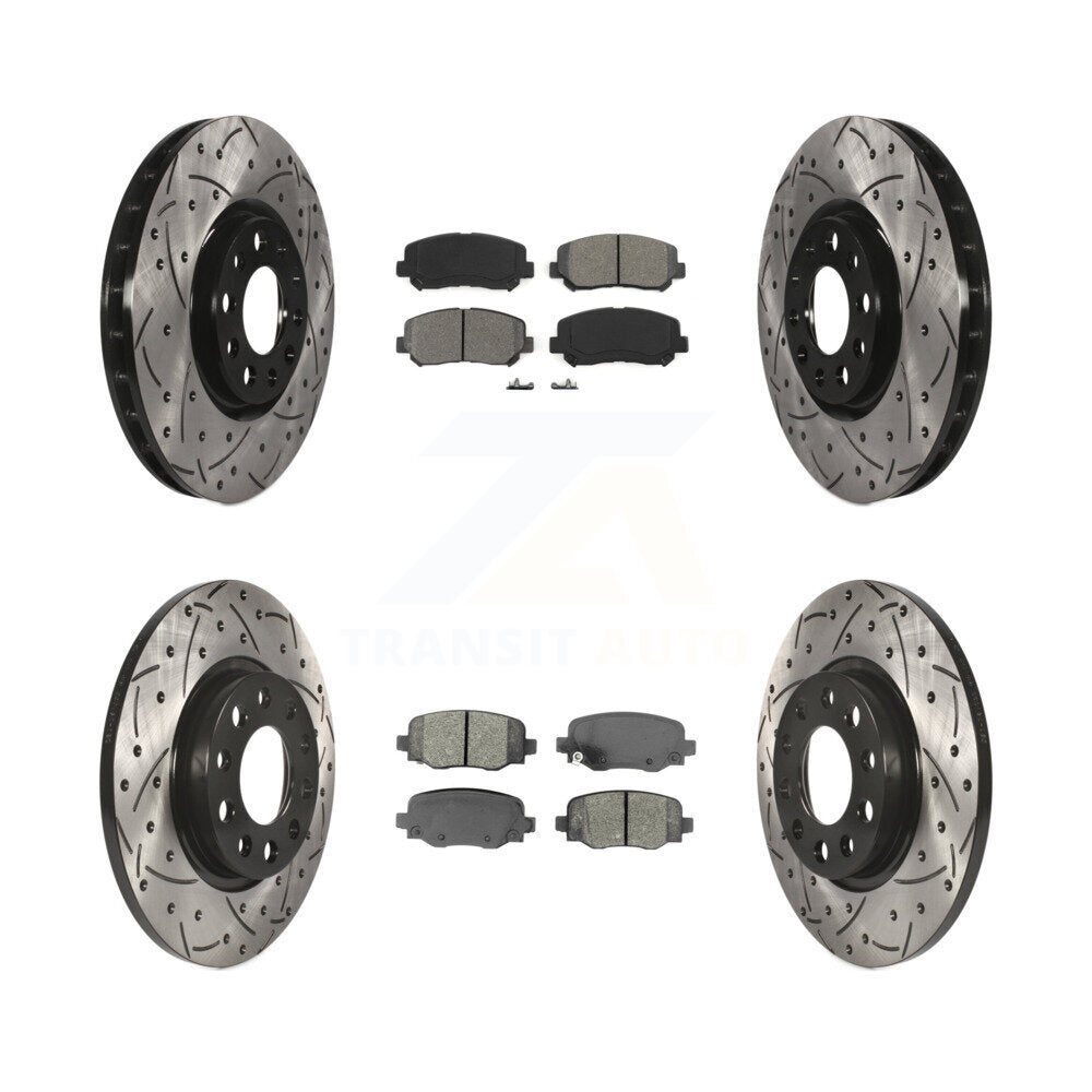 Transit Auto KDS-100520 Disc Brake Kit for 2015-2017 Chrysler 200 - Front and Rear