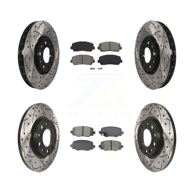 Transit Auto KDS-100520 Disc Brake Kit for 2015-2017 Chrysler 200 - Front and Rear