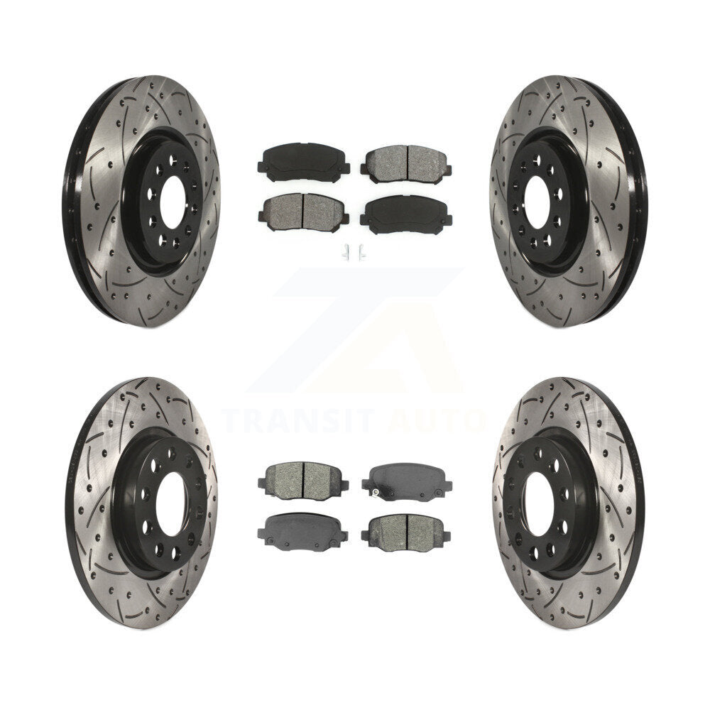 Transit Auto KDS-100522 Disc Brake Kit for 2015-2017 Chrysler 200 - Front and Rear
