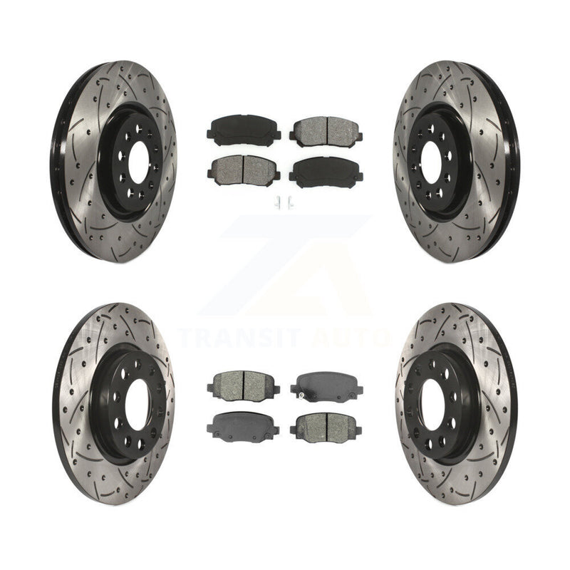 Transit Auto KDS-100522 Disc Brake Kit for 2015-2017 Chrysler 200 - Front and Rear