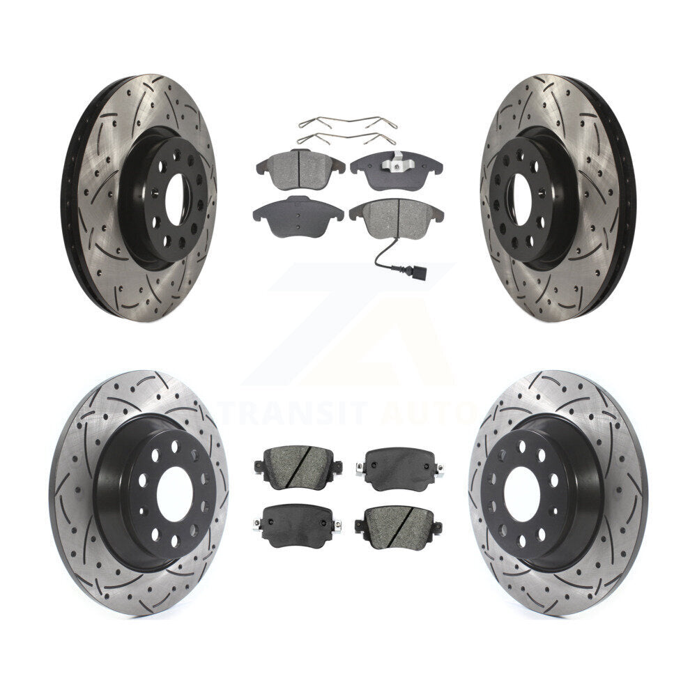 Transit Auto KDS-100525 Disc Brake Kit for 2016-2018 Audi Q3, Audi Q3 Quattro - Front and Rear
