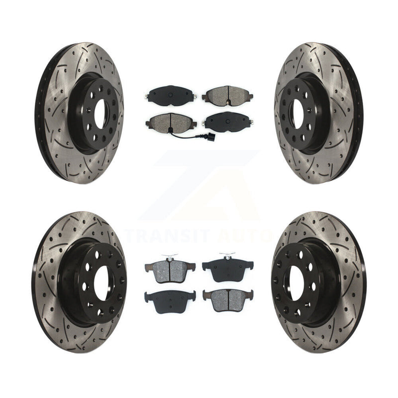 Transit Auto KDS-100526 Disc Brake Kit for 2015-2023 Volkswagen Taos, Audi A3 and More - Front and Rear