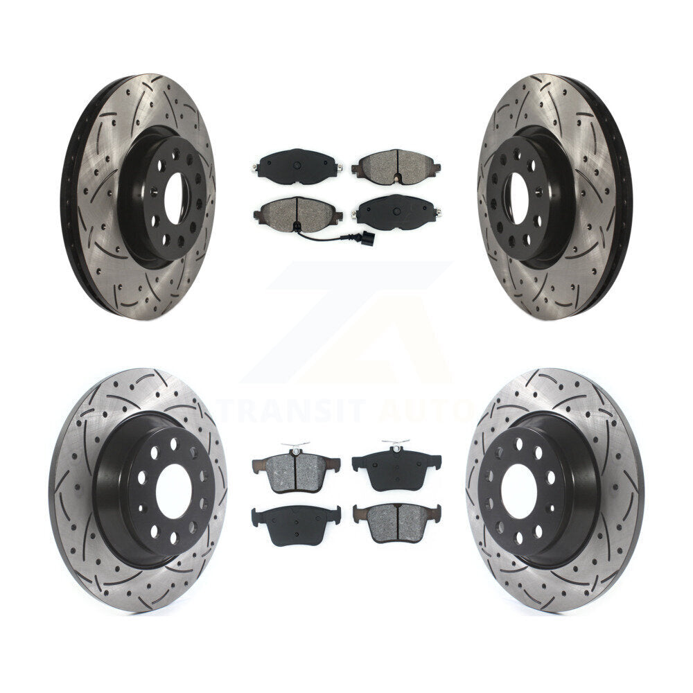 Transit Auto KDS-100528 Disc Brake Kit for 2016-2022 Audi TT Quattro - Front and Rear
