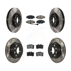 Transit Auto KDS-100532 Disc Brake Kit for 2015 Volkswagen Golf SportWagen - Front and Rear