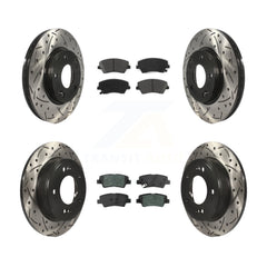 Transit Auto KDS-100535 Disc Brake Kit for 2017-2020 Hyundai Elantra - Front and Rear