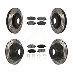 Transit Auto KDS-100537 Disc Brake Kit for 2017-2019 Hyundai Santa Fe, Hyundai Santa Fe XL - Front and Rear