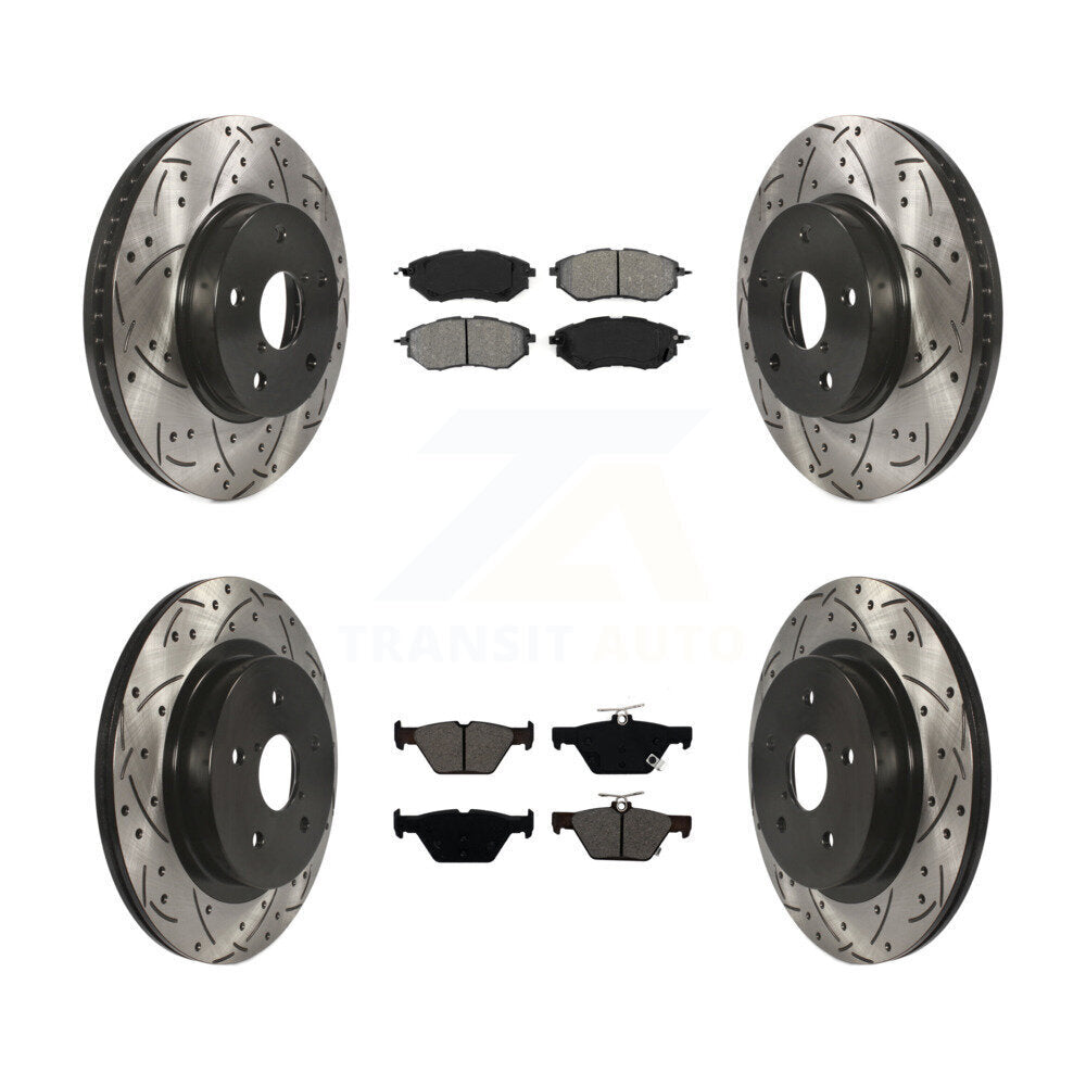 Transit Auto KDS-100542 Disc Brake Kit for 2015 Subaru Legacy - Front and Rear