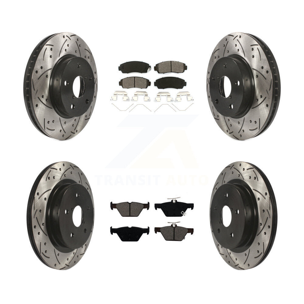Transit Auto KDS-100543 Disc Brake Kit for 2016-2019 Subaru Legacy - Front and Rear