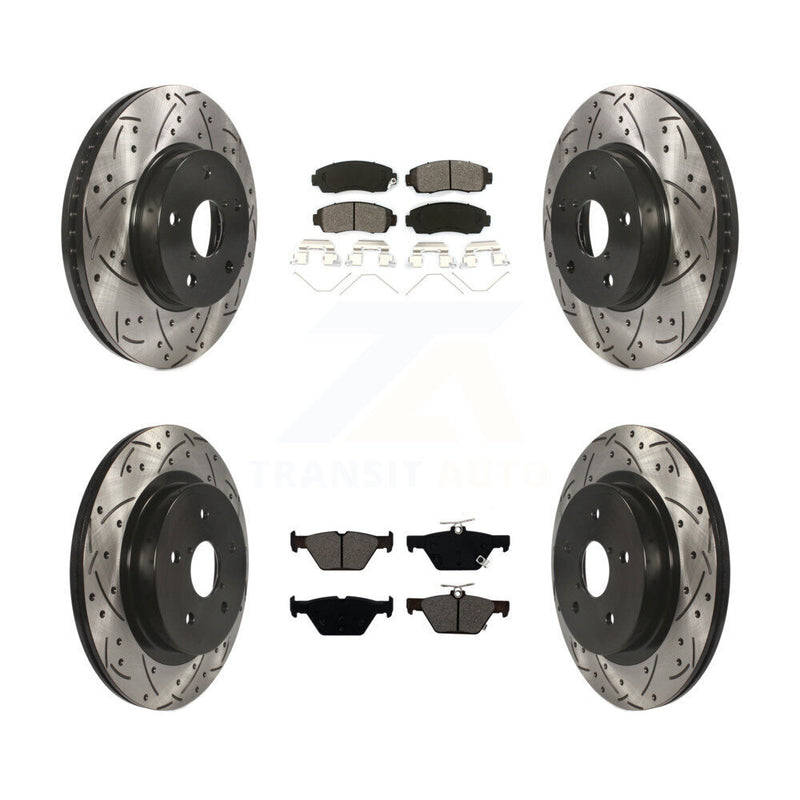 Transit Auto KDS-100543 Disc Brake Kit for 2016-2019 Subaru Legacy - Front and Rear
