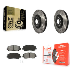 Transit Auto KDS-100547 Disc Brake Kit for 2015-2023 Jeep Cherokee, Chrysler 200 - Front
