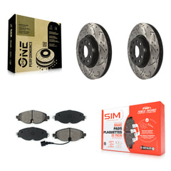 Transit Auto KDS-100548 Disc Brake Kit for 2015-2023 Volkswagen Taos, Volkswagen Passat and More - Front