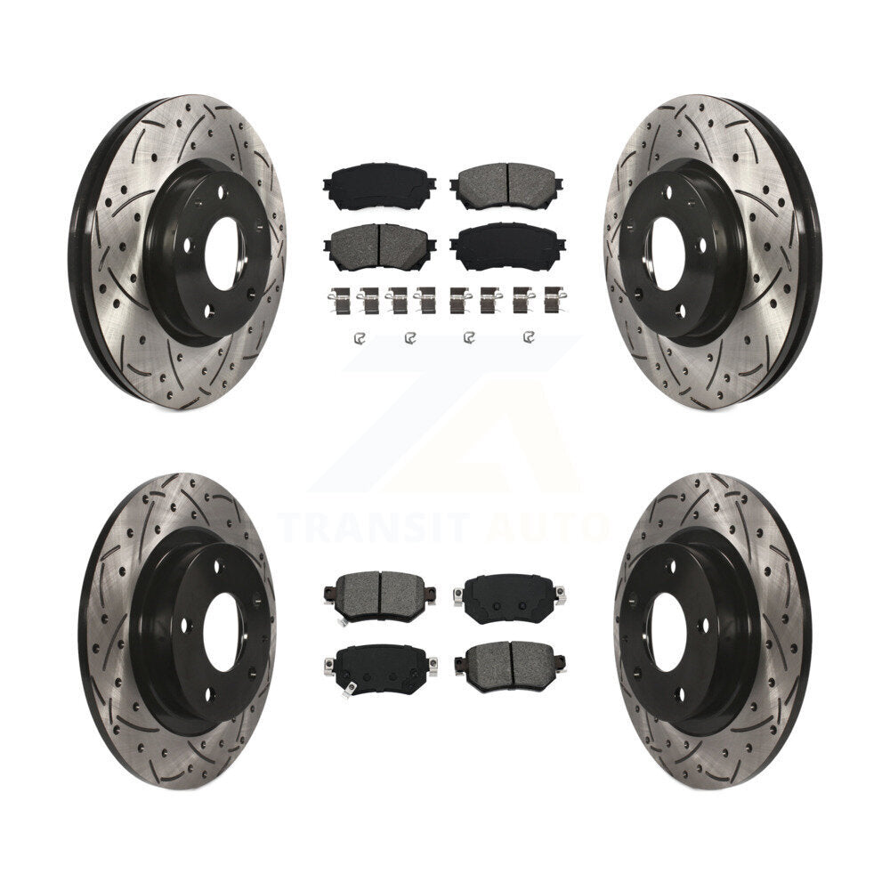 Transit Auto KDS-100552 Disc Brake Kit for 2016-2018 Mazda 6 - Front and Rear