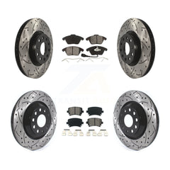 Transit Auto KDS-100575 Disc Brake Kit for 2009-2010 Volkswagen Passat CC - Front and Rear