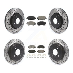 Transit Auto KDS-100576 Disc Brake Kit for 2012-2017 Kia Rio - Front and Rear