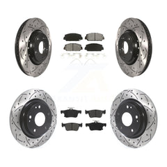 Transit Auto KDS-100583 Disc Brake Kit for 2017-2020 Honda Civic - Front and Rear