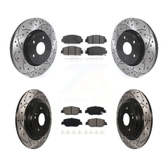 Transit Auto KDS-100585 Disc Brake Kit for 2017-2023 Honda CR-V - Front and Rear