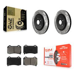 Transit Auto KDS-100586 Disc Brake Kit for 2009-2024 Chevrolet Camaro, Cadillac CTS - Rear