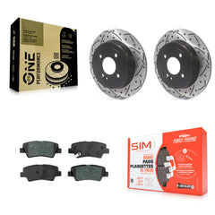 Transit Auto KDS-100594 Disc Brake Kit for 2018-2023 Kia Rio, Hyundai Accent - Rear
