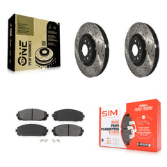Transit Auto KDS-100600 Disc Brake Kit for 2014-2023 Jeep Cherokee - Front
