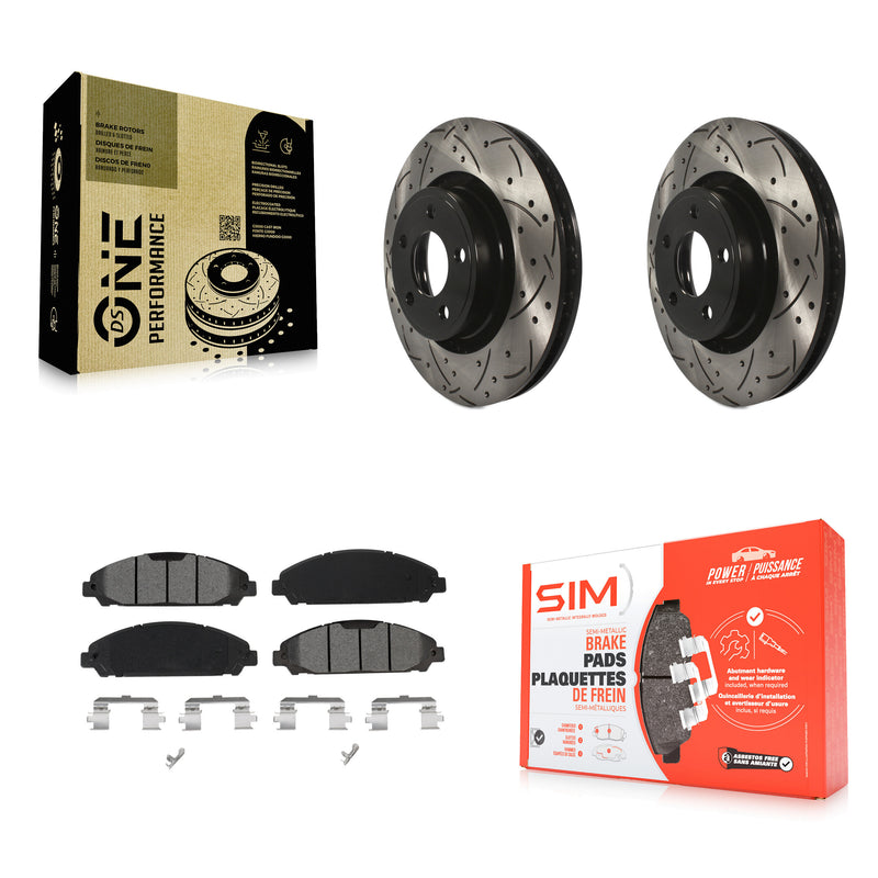 Transit Auto KDS-100608 Disc Brake Kit for 2015-2020 Ford Mustang - Front