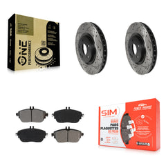 Transit Auto KDS-100617 Disc Brake Kit for 2013-2020 INFINITI QX30, Mercedes-Benz GLA250 and More - Front