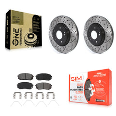 Transit Auto KDS-100619 Disc Brake Kit for 2018-2025 Hyundai Kona, Kia Seltos and More - Front