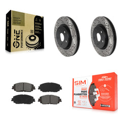 Transit Auto KDS-100622 Disc Brake Kit for 2018-2024 Toyota Camry, Toyota Prius Prime and More - Front