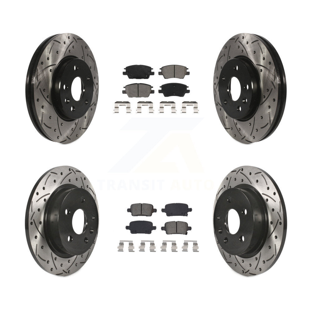 Transit Auto KDS-100623 Disc Brake Kit for 2016 Chevrolet Cruze - Front and Rear