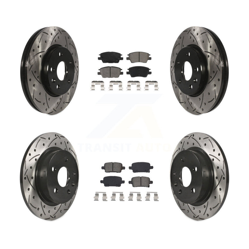 Transit Auto KDS-100623 Disc Brake Kit for 2016 Chevrolet Cruze - Front and Rear