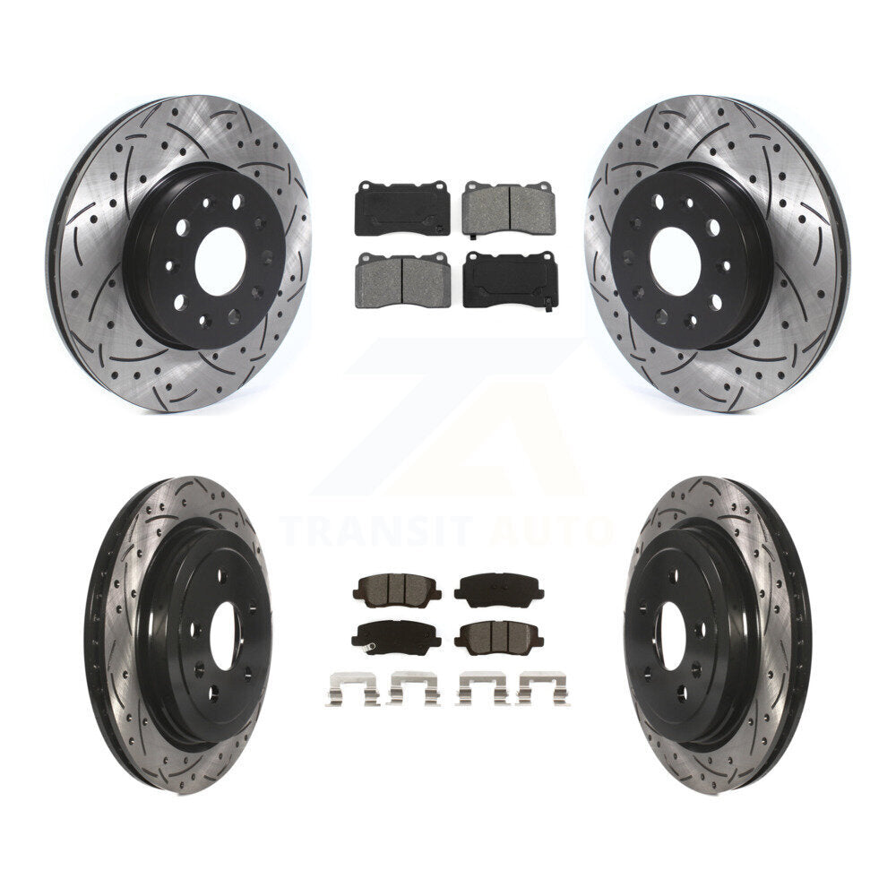 Transit Auto KDS-100625 Disc Brake Kit for 2015-2016 Cadillac CTS - Front and Rear